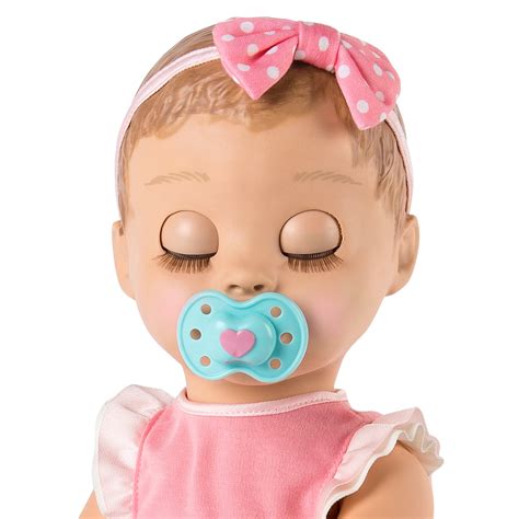 responsive baby doll blonde hair  realistic expression kids