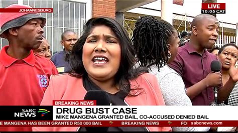 drug bust case mangena granted bail co accused denied bail youtube