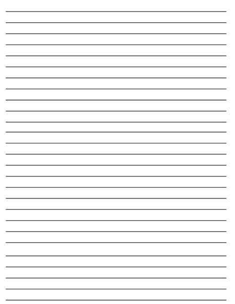 grade lined writing paper