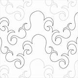 Octopus Swirls Pantograph Patterns sketch template