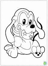 Pluto Dinokids Coloring Baby Pages Head Disney Close Getdrawings Template sketch template