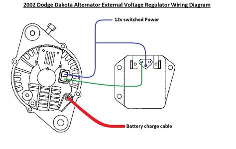 dakota external voltage regulator wiring dakota durango forum