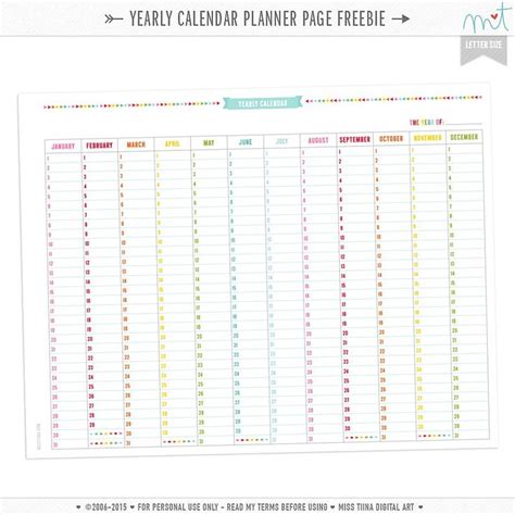 printables yearly planner printable yearly calendar planner calendar