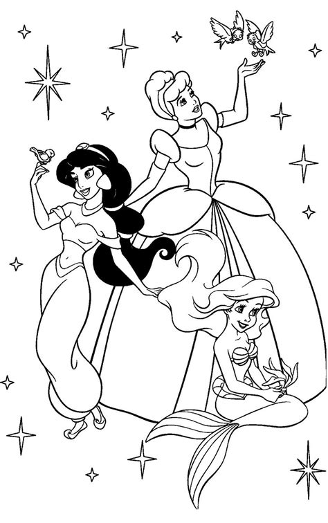 Imágenes De Princesas Disney Para Colorear Ideas Y Material Gratis