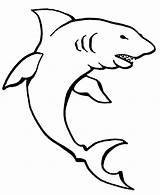 Shark Coloring Pages Color Animals Print Sheet sketch template