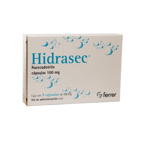 hidrasec ferrer adulto 9 cápsula s caja racecadotrilo 100 mg en