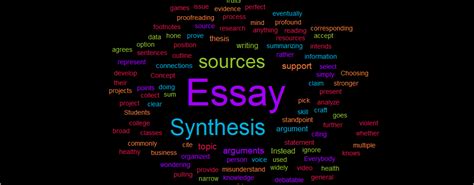guide  students  writing  synthesis essay