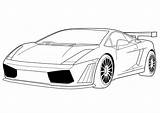 Lamborghini Ausmalbild Ausmalen Polizeiauto Polizei Fur sketch template