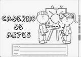 Caderno Abertura Atividades Cadernos Educação Capas Sharpie Ideias Infantil Letivo Portfólio Ensino sketch template