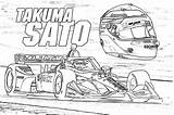 Indycar sketch template