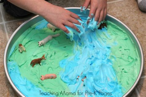 sensory play activity for earth day pre k pages