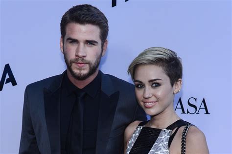 look liam hemsworth posts photo with miley cyrus my little angel