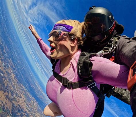 geroni boob oakville fake breasts teacher spotted skydiving news