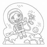 Astronaut 30seconds Clouds sketch template