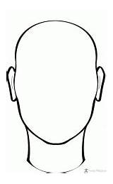 Coloring Face Pages Blank Related sketch template