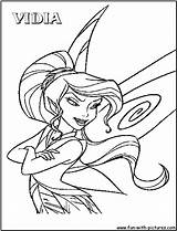 Coloring Pages Disney Vidia Fairies Fairy Tinkerbell Print Colouring Friends Kids Sheets Sheet Cartoons Walt Colors Fun Silvermist Collection Printable sketch template