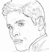 Supernatural Dean Winchester Jensen Ackles Sam Ausmalbilder Gratis sketch template