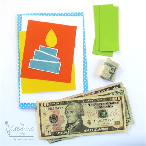 cindy derosier  creative life hidden money birthday card
