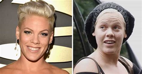 16 Eye Opening Photos Of Pop Stars With And Without Makeup