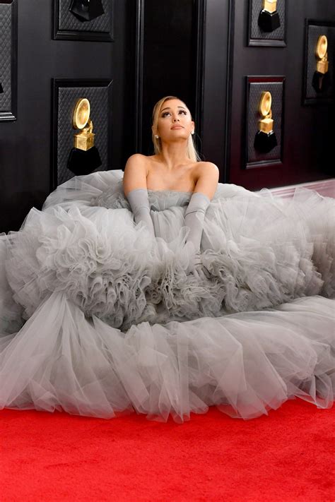 Ariana Grande Dress Grammys 2020 2021 Prestastyle