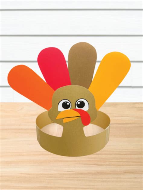 turkey headband craft  kids   template