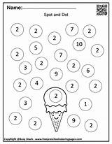 Dot Ice Cream Summer Markers Activity Do Preschool Counting Activities Kids Pages Set Marker Printable Numbers Balls Count Affiliate Rainbow sketch template