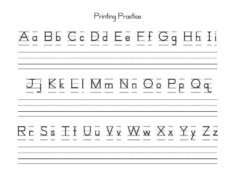 lowercase printable letters
