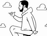 Coloring Pages Drake Dope Getdrawings sketch template
