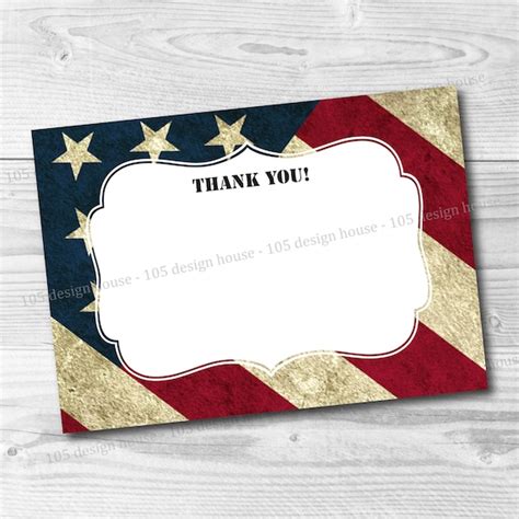 military   card printable instant  military etsy