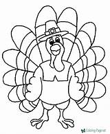 Thanksgiving Coloring Turkey Pages Printable Color Sheets Print Below Click sketch template