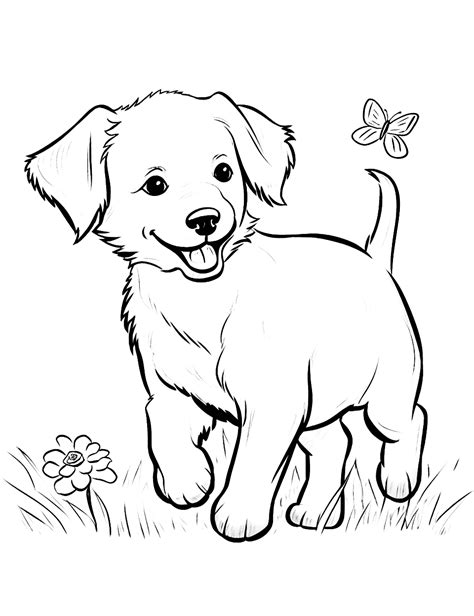 adorable puppy coloring pages  kids   printables