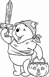 Coloring4free Halloween Happy Coloring Pages Pooh Winnie Related Posts sketch template
