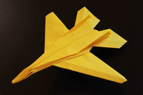 cool paper plane origami instruction