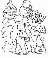 Winter Coloring Pages Printable Kids Fun sketch template