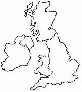 Map Kingdom United Coloring England Blank Mapa Britain Drawing Great Outline Colouring Pages Clipartbest Du Ireland Click Carte Royaume Angleterre sketch template