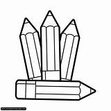 Crayon Clipart Coloring Pages Pencils Marker Crayons Para Colored Colorear Color Colores Caja Clip Markers School Colouring Cliparts Various Buscar sketch template