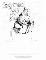 Snowman Story Wordless Coloring Magic Books Browser Enlarge Print Click sketch template