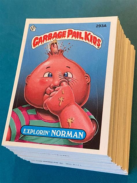 topps garbage pail kids original  series  complete  card set