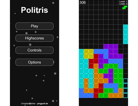 creating  tetris app developing  tetris game   christmas