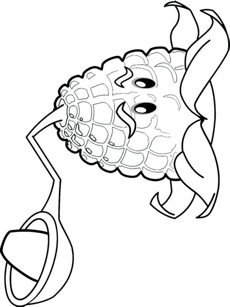 plant kernel pult coloring page  printable coloring pages  kids