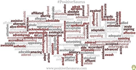positive thesaurus positive words for you august 2014