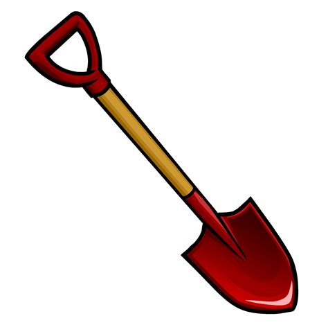 shovel template clipart