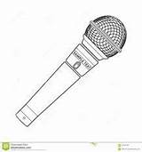 Microphone Pikpng sketch template