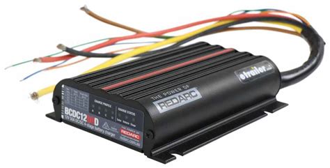 redarc  vehicle bcdc battery charger dual input dc  dc vv  amp redarc battery
