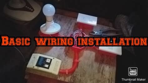 basic wiring installation electrician guide youtube