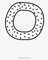 Bagel Circle sketch template