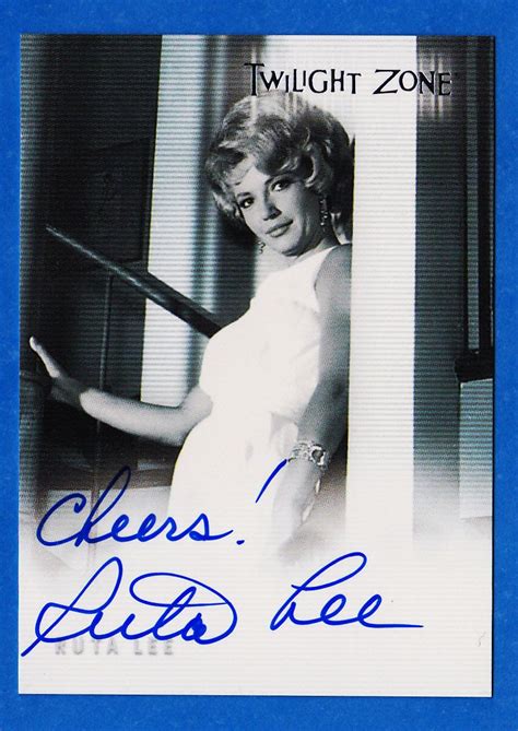 Ruta Lee As Flora Twilight Zone Twz Series 1 Autograph