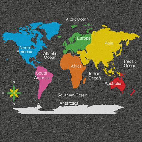 basic world map world map  countries map  continents world map images