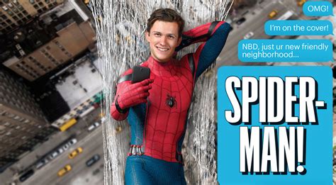 Tom Holland Covers ‘entertainment Weekly’ As Spider Man