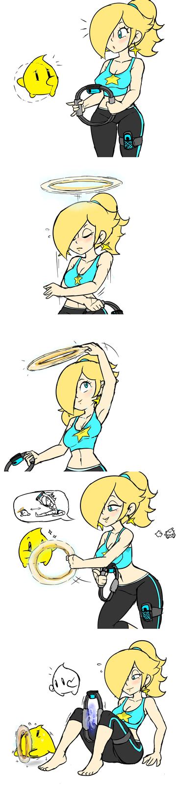 Yoga Practice With Rosalina And Samus In 2020 Super